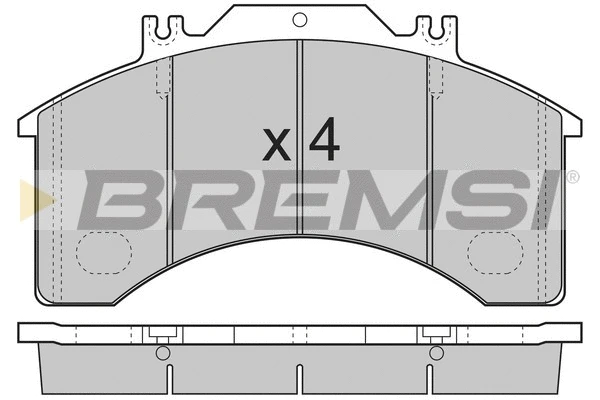 Kit de plaquettes de frein, frein à disque BREMSI BP7251