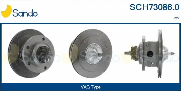 Groupe carter, turbocompresseur SANDO SCH73086.0