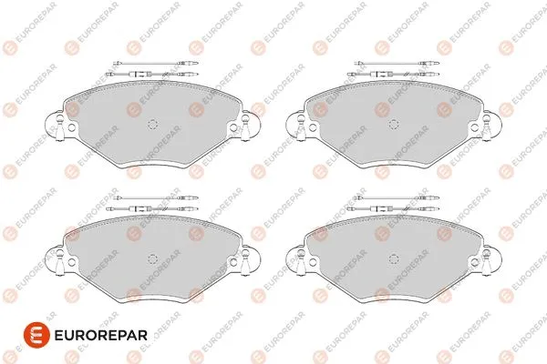 Kit de plaquettes de frein, frein à disque EUROREPAR 1686275480