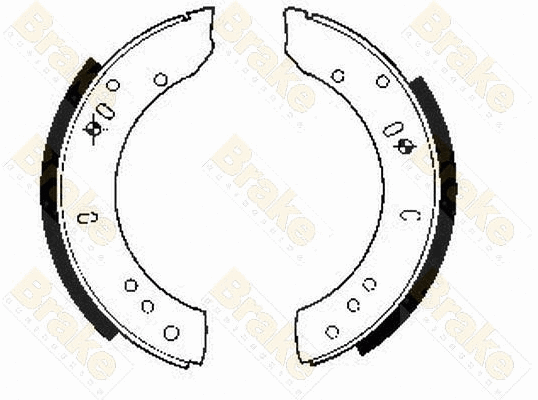 Jeu de mâchoires de frein Brake ENGINEERING SH2082