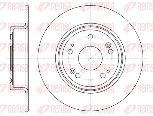 Disque de frein REMSA 61278.00