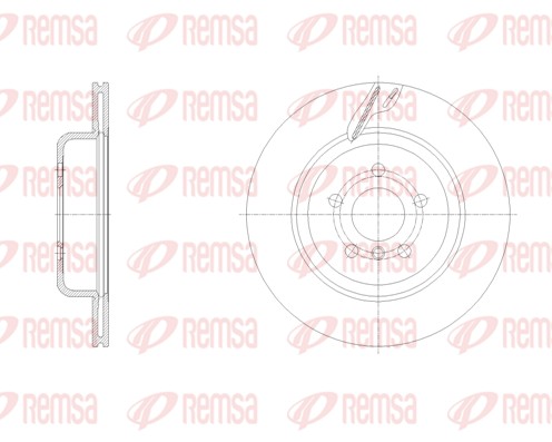 Disque de frein REMSA 62128.10