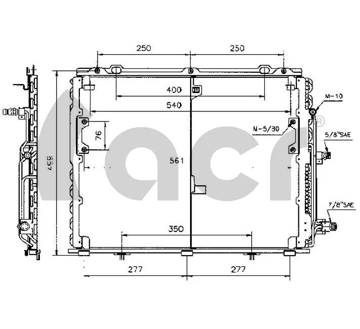 Condenseur, climatisation ACR 300105