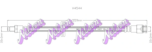 Flexible de frein KAWE H4544