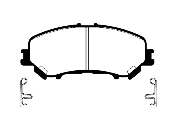 Kit de plaquettes de frein, frein à disque Technika 01853A