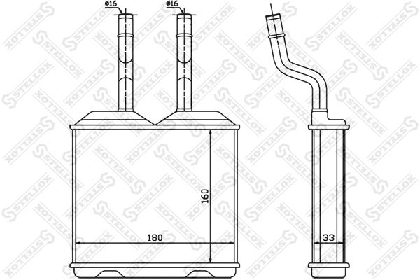 Système de chauffage STELLOX 10-35055-SX