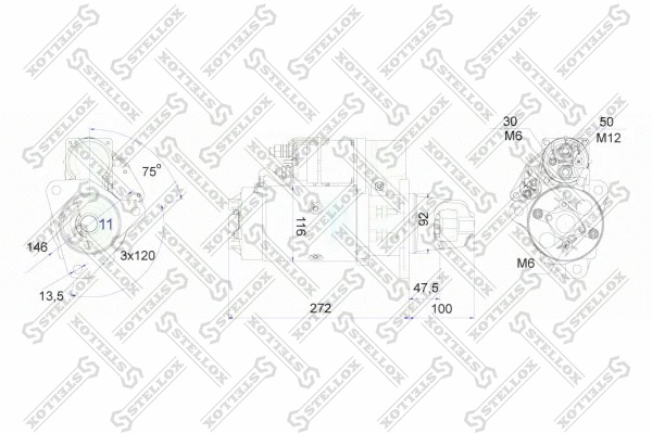 Démarreur STELLOX 88-02030-SX