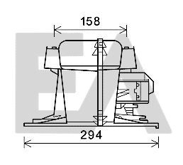 Moteur électrique, pulseur d'air habitacle EACLIMA 42A60002