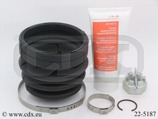 Jeu de joints-soufflets, arbre de commande CDX 22-5187