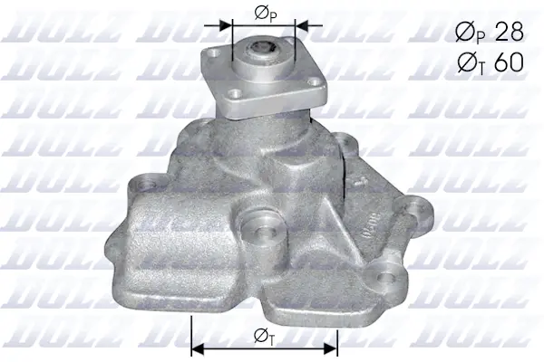 Pompe à eau, refroidissement du moteur DOLZ F114