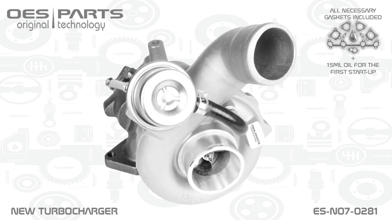 Turbocompresseur, suralimentation OES PARTS ES-N07-0281