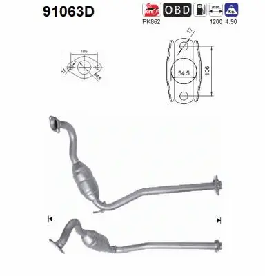 Catalyseur AS 91063D