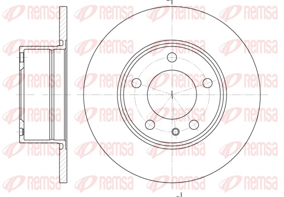 Disque de frein REMSA 6312.00