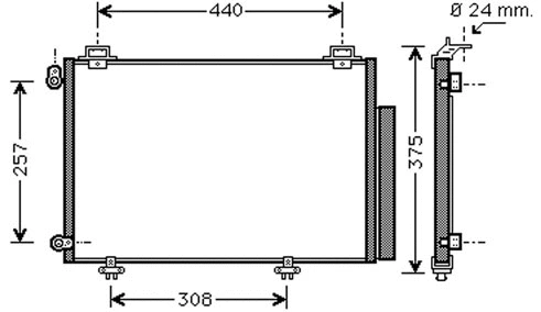 Condenseur, climatisation AUTOCLIMA 30311445CP