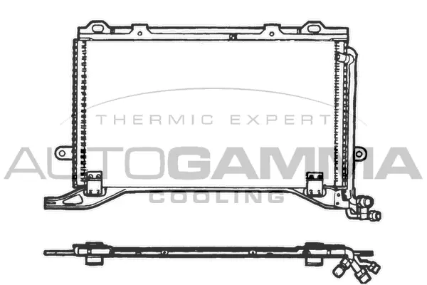 Condenseur, climatisation AUTOGAMMA 101732