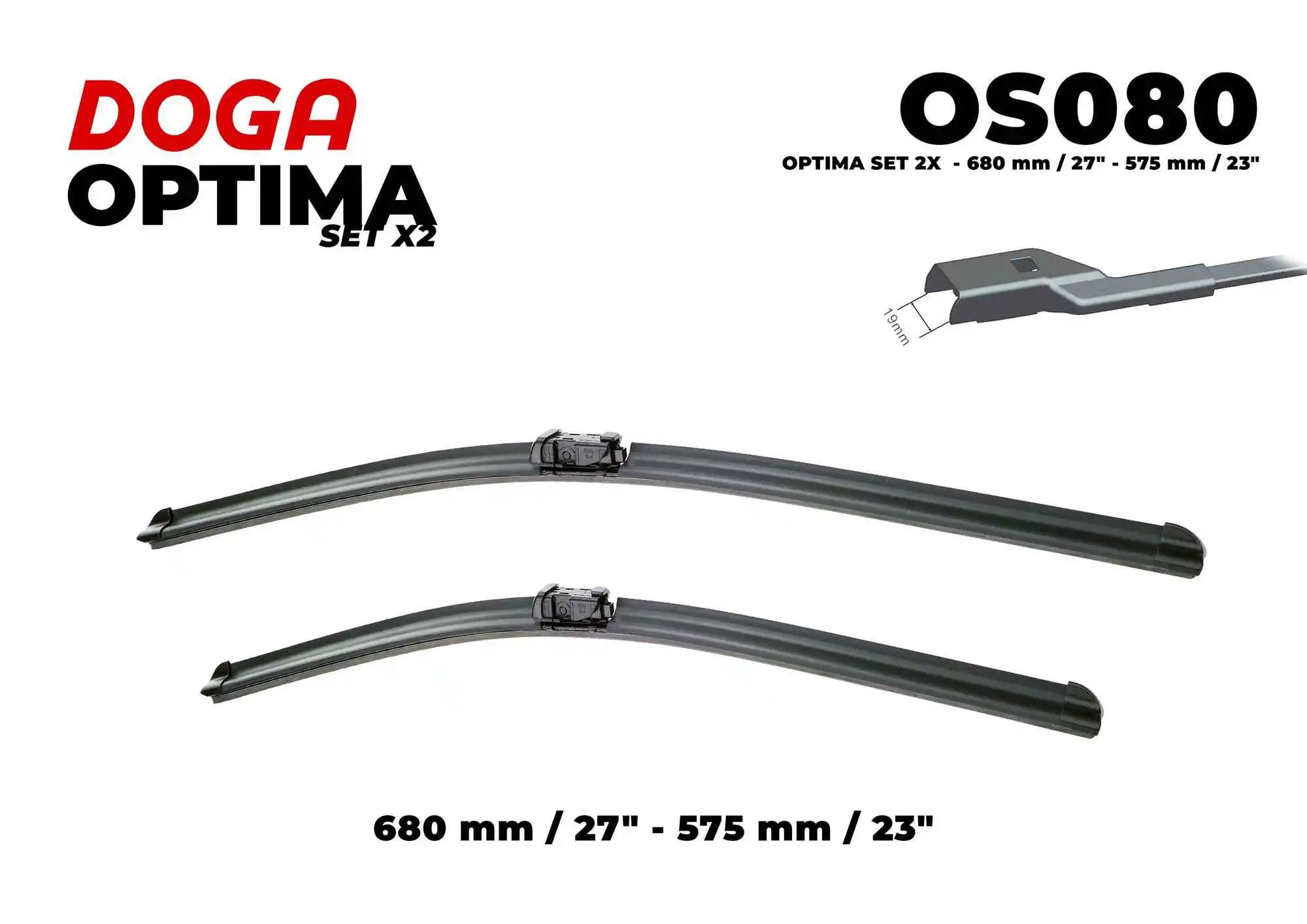 Balai d'essuie-glace DOGA OS080