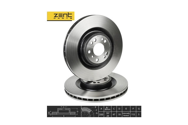 Disque de frein ZentParts Z06159