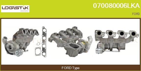 Turbocompresseur, suralimentation LGK 070080006LKA