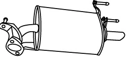 Silencieux arrière VEGAZ GmbH TS-135