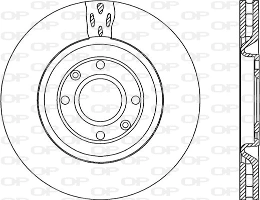 Disque de frein OPEN PARTS BDR1956.20