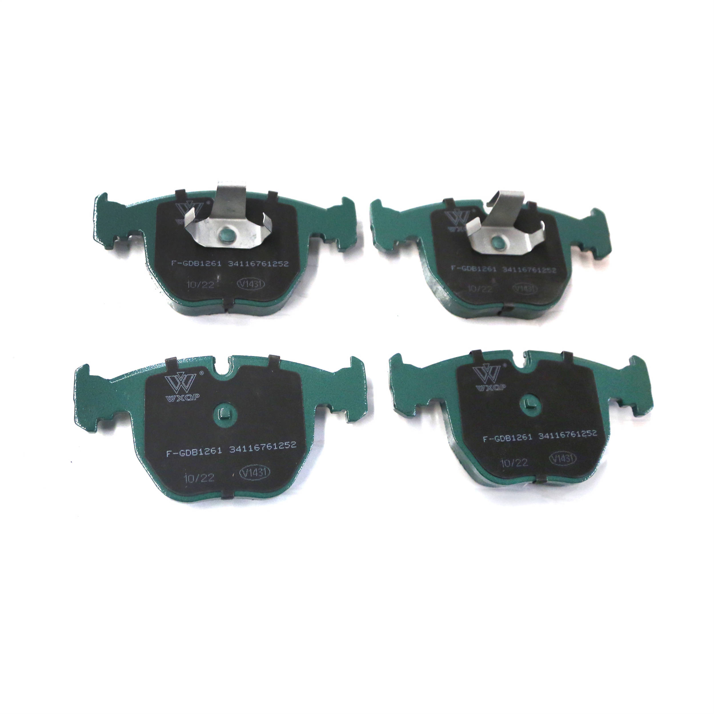 Kit de plaquettes de frein, frein à disque WXQP 240131