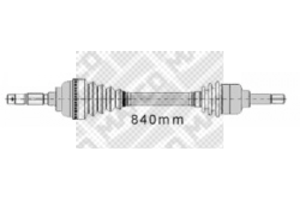 Arbre de transmission MAPCO 16348