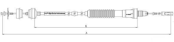 Tirette à câble, commande d'embrayage SONOVA CF01104