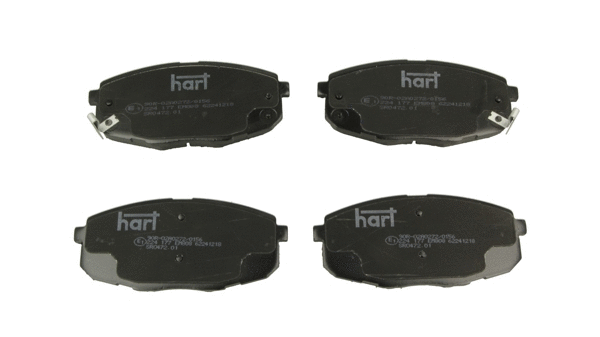 Kit de plaquettes de frein, frein à disque HART 224 177