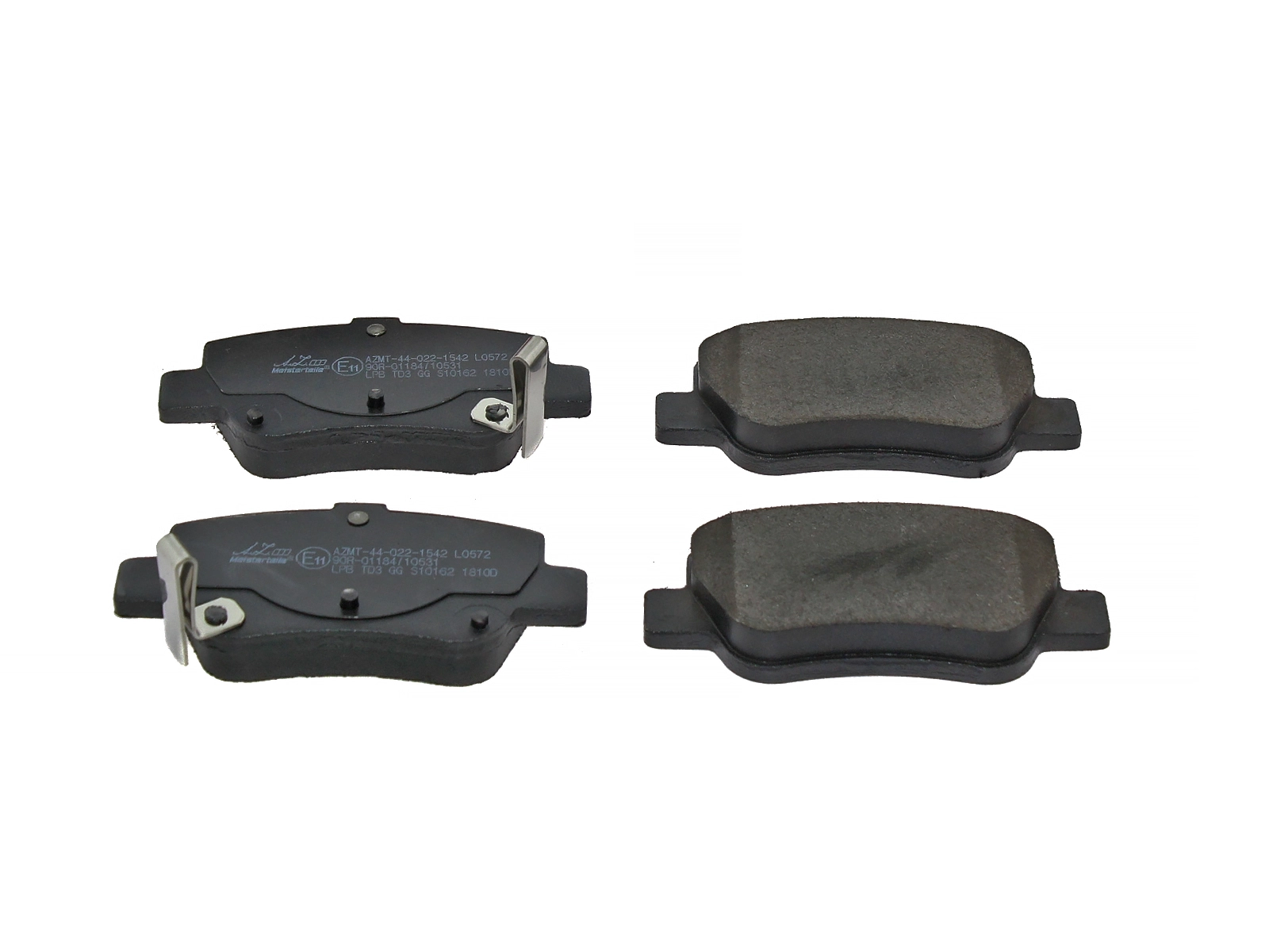 Kit de plaquettes de frein, frein à disque A.Z. Meisterteile AZMT-44-022-1542