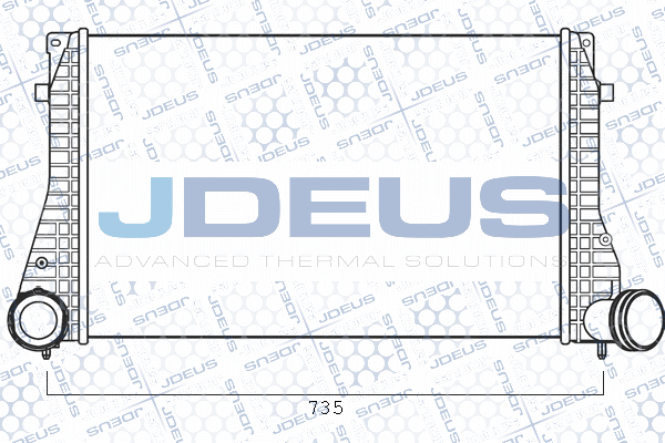 Refroidisseur d'air de suralimentation JDEUS 825M28A