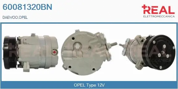 Compresseur, climatisation REAL 60081320BN