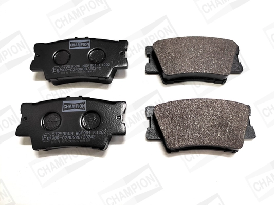 Kit de plaquettes de frein, frein à disque CHAMPION 572595CH