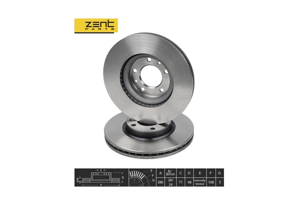 Disque de frein ZentParts Z06117