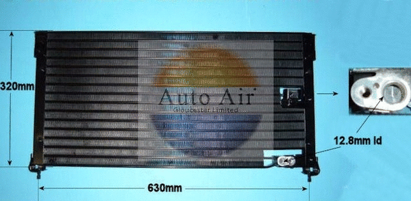 Condenseur, climatisation AUTO AIR GLOUCESTER 16-5264