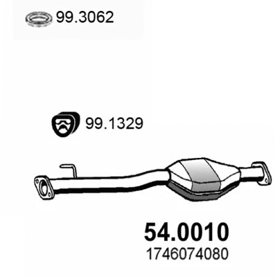 Catalyseur ASSO 54.0010