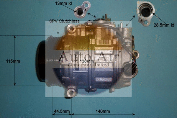 Compresseur, climatisation AUTO AIR GLOUCESTER 14-6215