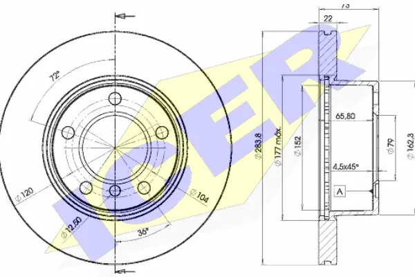 Disque de frein ICER 78BD4629-2