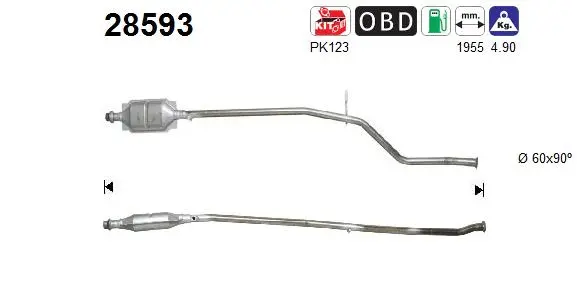 Catalyseur AS 28593