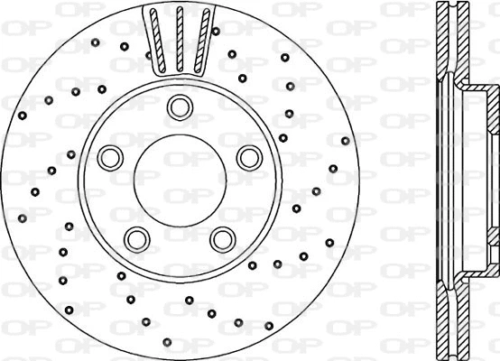 Disque de frein OPEN PARTS BDRS2142.25