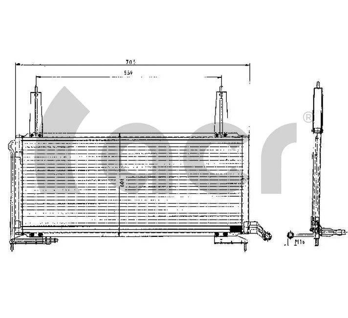 Condenseur, climatisation ACR 300151