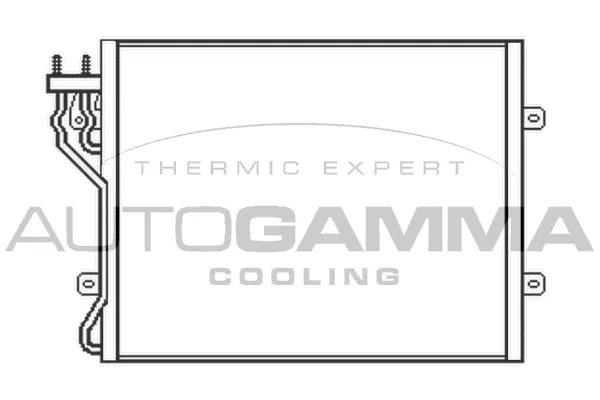 Condenseur, climatisation AUTOGAMMA 104905