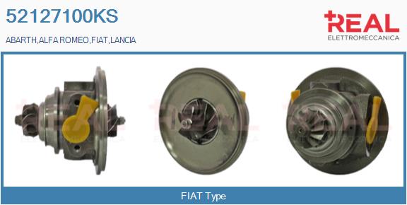 Groupe carter, turbocompresseur REAL 52127100KS