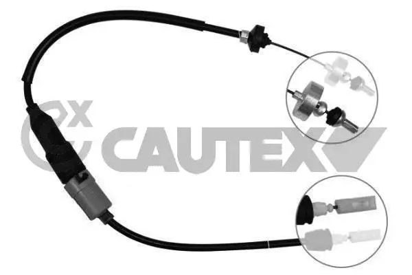 Tirette à câble, commande d'embrayage CAUTEX 028452