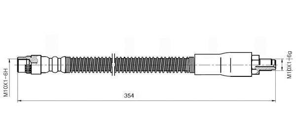 Flexible de frein National NBH6049