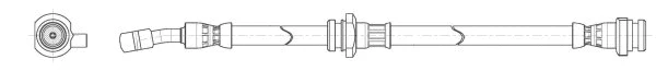 Flexible de frein CEF 514870