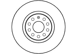 Disque de frein ABTEX BD1085V