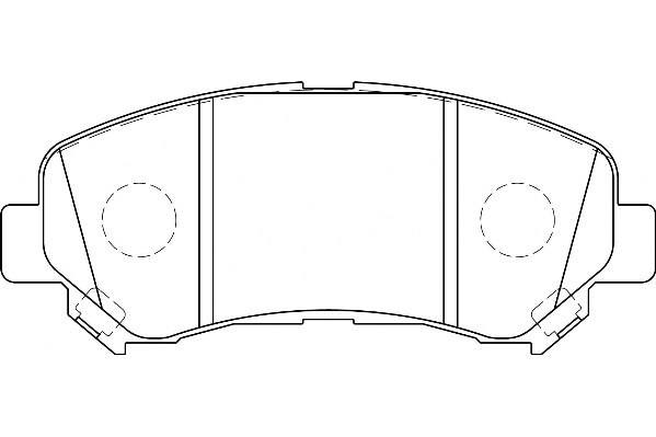 Kit de plaquettes de frein, frein à disque Omnicraft 2134918