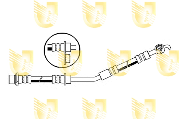 Flexible de frein UNIGOM 378404