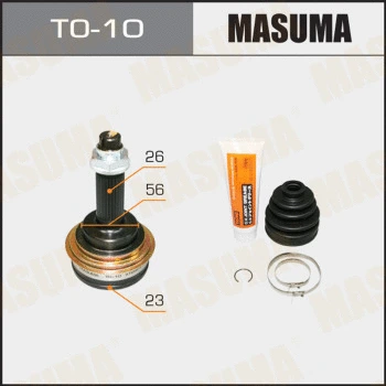 Jeu de joints, arbre de transmission MASUMA TO-10