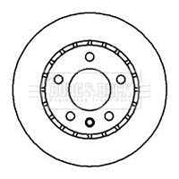 Disque de frein BORG & BECK BBD4888